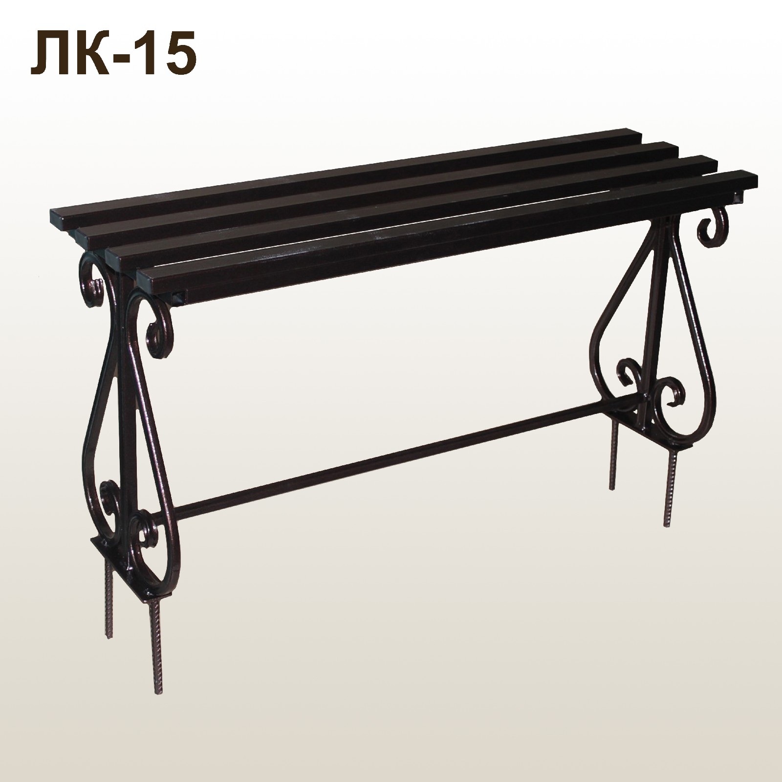 Лавка кованая ЛК-15 Медь