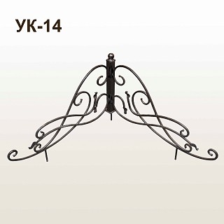 Уголок УК-14 Черное серебро