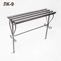 Лавка кованая ЛК-9 Чёрное серебро