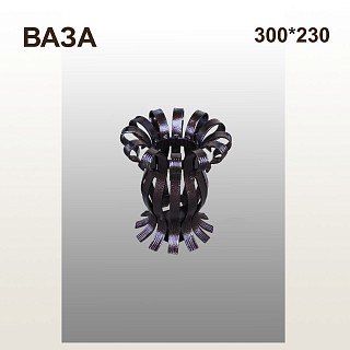 Ваза кованая В-3 медь